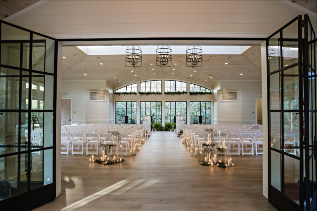 old edwards inn and spa wedding ceremony venue 